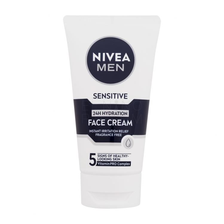 Nivea Men Sensitive 24H Hydration Face Cream Krem do twarzy na dzień dla mężczyzn 75 ml