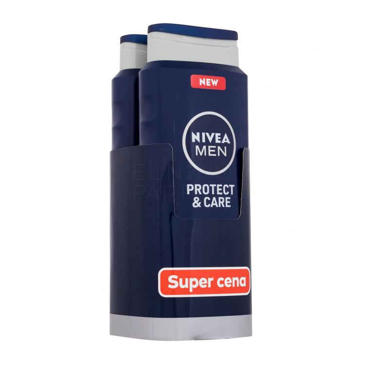 Nivea Men Protect &amp; Care Duopack Żel pod prysznic dla mężczyzn 2x500 ml