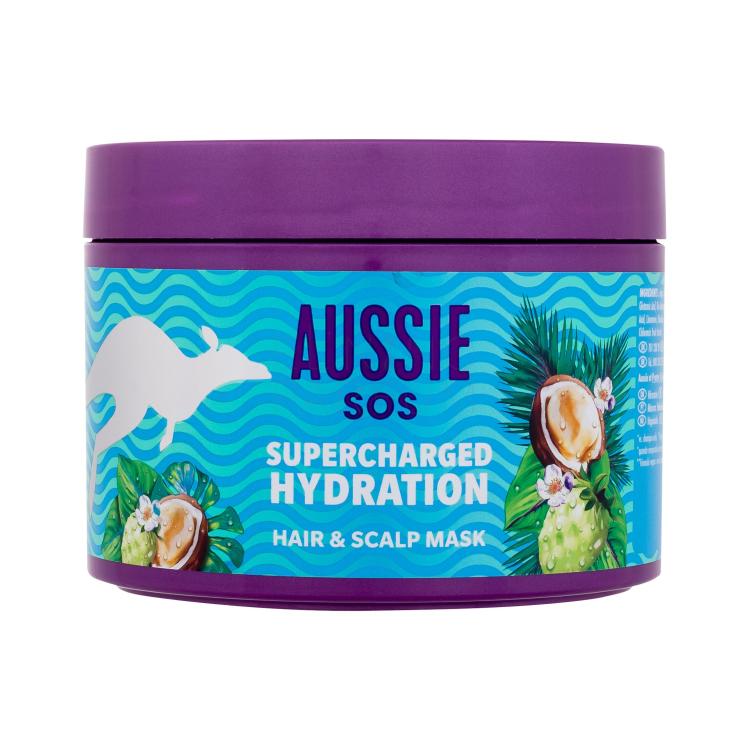 Aussie SOS Supercharged Repair Hair Mask Maska do włosów dla kobiet 500 ml