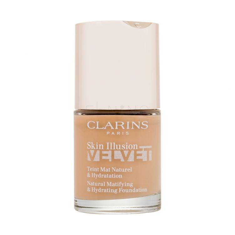 Clarins Skin Illusion Velvet Podkład dla kobiet 30 ml Odcień 110N