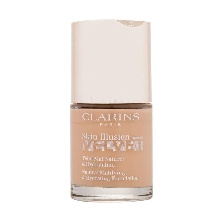 Clarins Skin Illusion Velvet Podkład dla kobiet 30 ml Odcień 108W