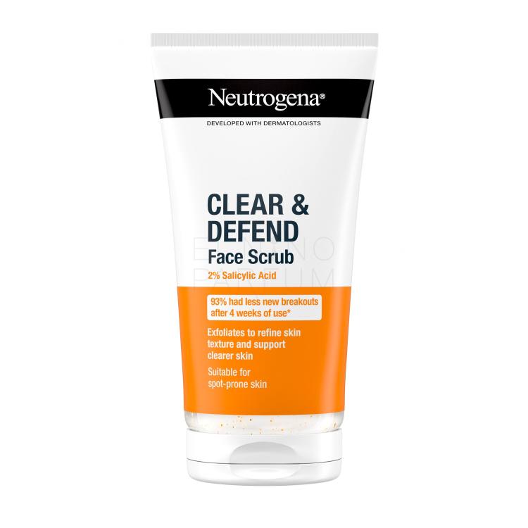 Neutrogena Clear &amp; Defend Face Scrub Peeling 150 ml