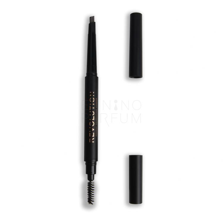 Makeup Revolution London Duo Brow Definer Kredka do brwi dla kobiet 0,15 g Odcień Brown